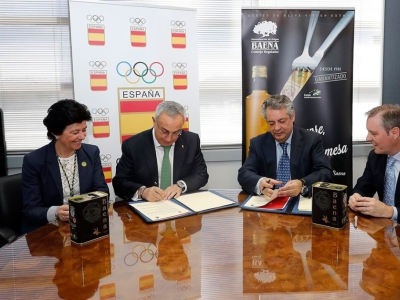 Agreement signed between the D.O. Baena and the Spanish Olympic Committee